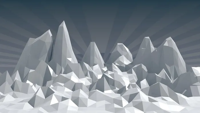 Framed Print : Low Poly Shapes Abstract Background Print