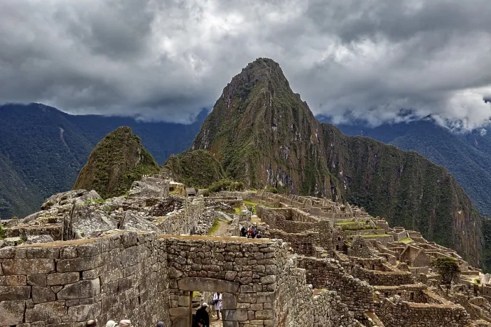 Framed Print : Machu Picchu Print: Dramatic Cloudscape and Ruins Framed Print : Machu Picchu Print: Dramatic Cloudscape and Ruins