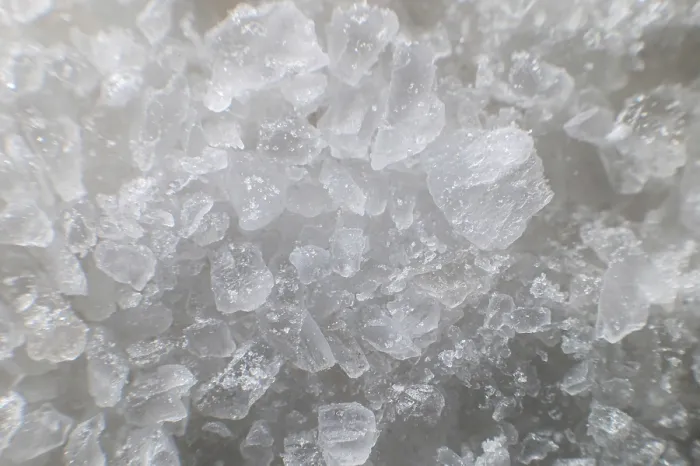 Framed Print : Macro View of Table Salt Crystals Print Framed Print : Macro View of Table Salt Crystals Print