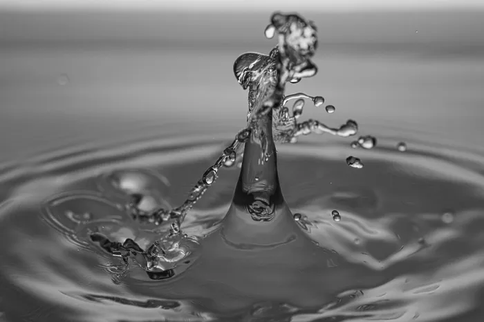Framed Print : Macro Water Drop Print - Droplet Close-up