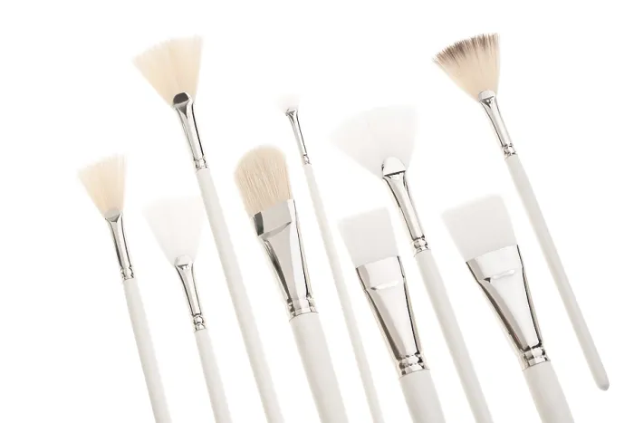 Framed Print : Makeup Brushes Isolated Print Framed Print : Makeup Brushes Isolated Print