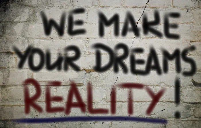 Framed Print : We Make Your Dreams Reality Print Concept
