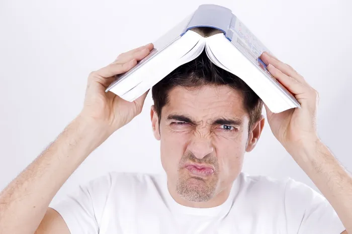 Framed Print : Man with a Book on His Head Print Framed Print : Man with a Book on His Head Print