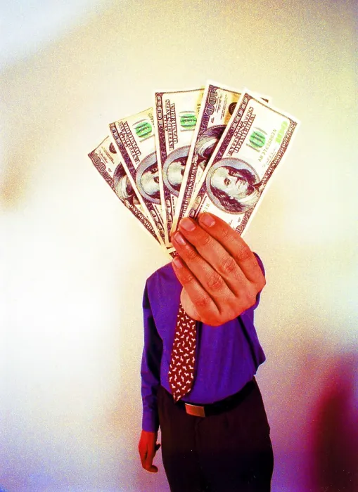 Framed Print : Man with Dollars Print by Andy Warhol Framed Print : Man with Dollars Print by Andy Warhol