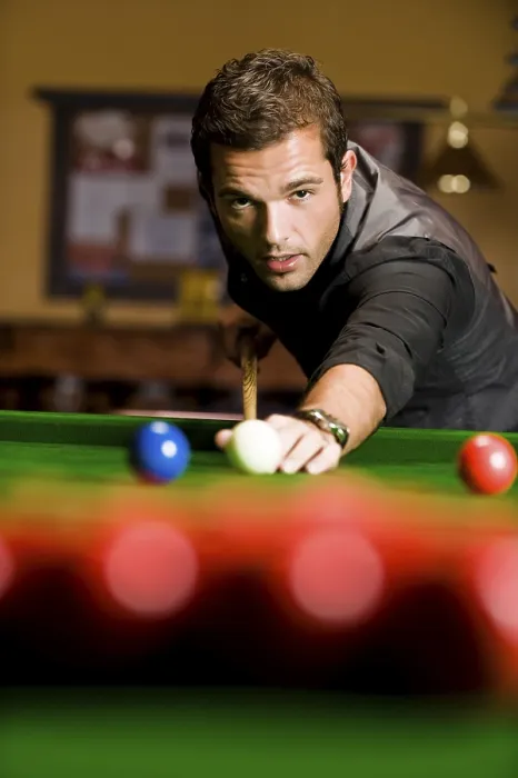 Framed Print : Man Playing Billiards Print Framed Print : Man Playing Billiards Print