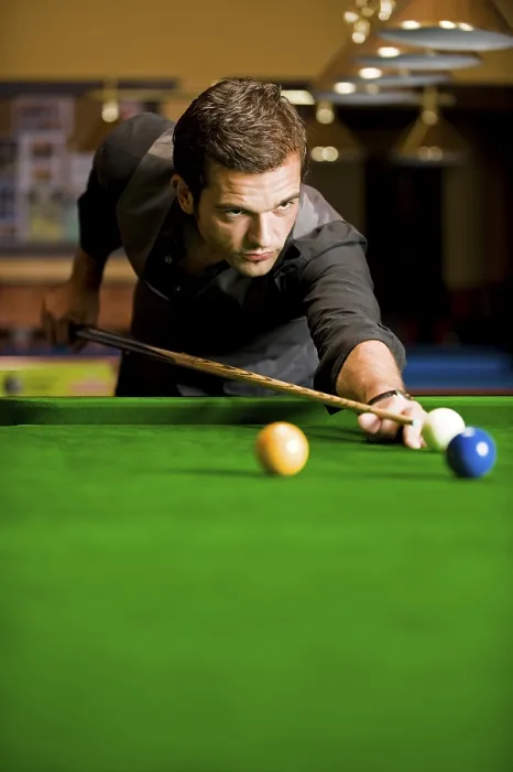 Framed Print : Man Playing Billiard Print Framed Print : Man Playing Billiard Print