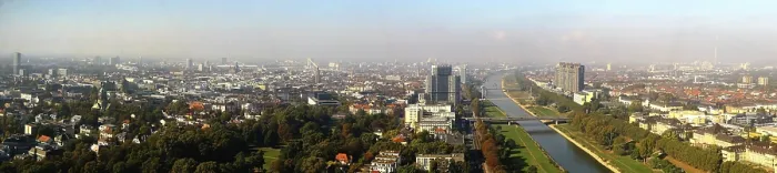 Framed Print : Mannheim Print from Above