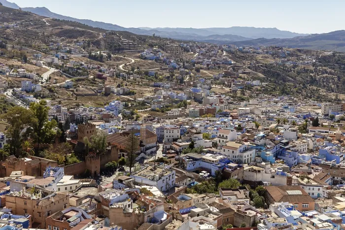 Framed Print : Chefchaouen Morocco Print Framed Print : Chefchaouen Morocco Print