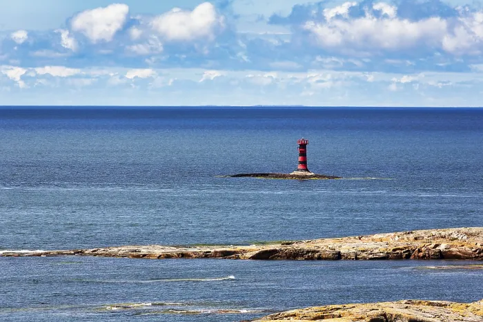 Framed Print : Marhällan Lighthouse Print, Åland Islands Framed Print : Marhällan Lighthouse Print, Åland Islands