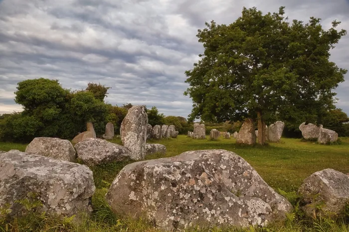 Framed Print : Megalithic Stone Rows Print, Erdeven, Morbihan, France Framed Print : Megalithic Stone Rows Print, Erdeven, Morbihan, France