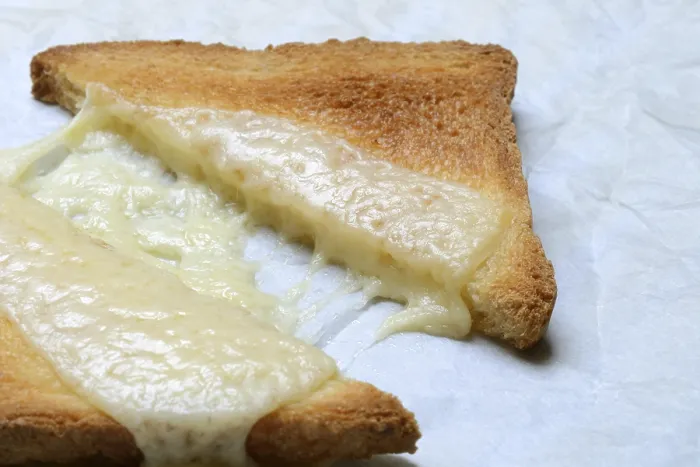 Framed Print : Melted Processed Cheese with Toast Print Framed Print : Melted Processed Cheese with Toast Print