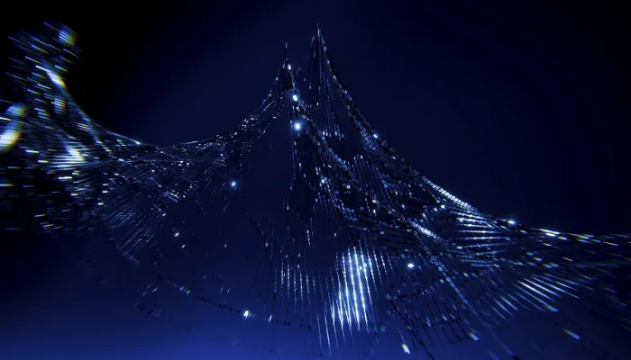 Framed Print : Binary Wave Print: Futuristic Digital Artwork Framed Print : Binary Wave Print: Futuristic Digital Artwork
