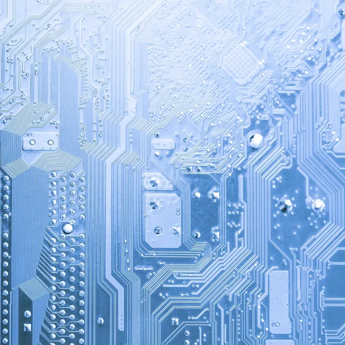 Framed Print : Microchip Close-Up Print for Technology Design Framed Print : Microchip Close-Up Print for Technology Design