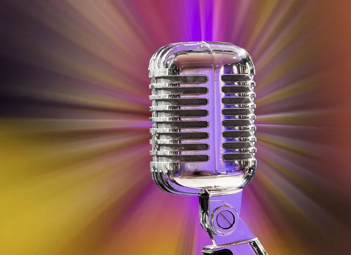 Framed Print : Microphone Print - Close-up of a Microphone Framed Print : Microphone Print - Close-up of a Microphone