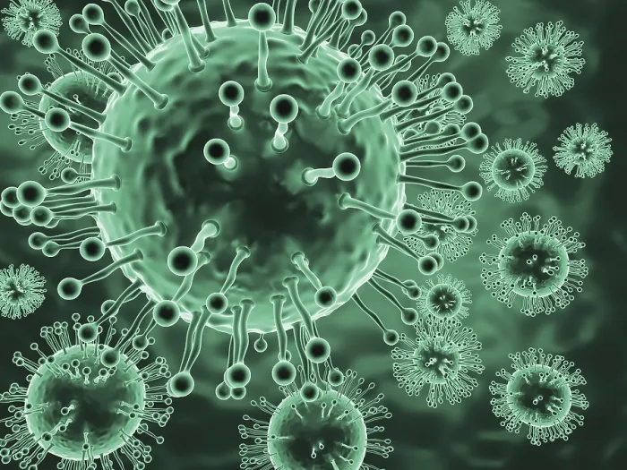 Framed Print : Microscopic Print of Deadly Coronavirus Particles Framed Print : Microscopic Print of Deadly Coronavirus Particles