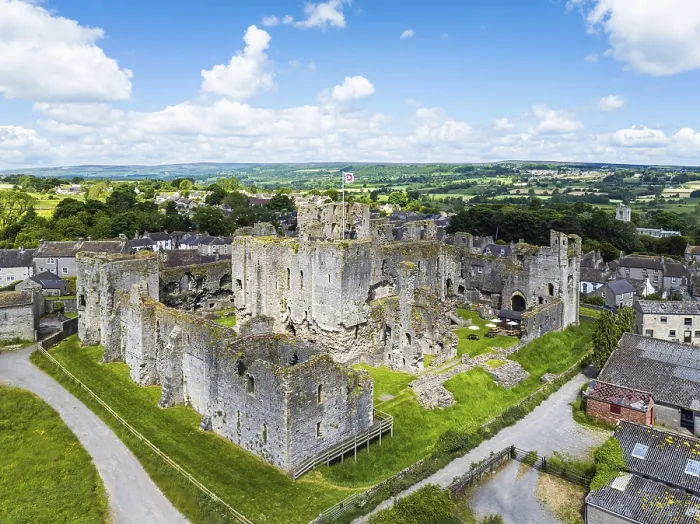 Framed Print : Middleham Castle Drone Print, North Yorkshire, England Framed Print : Middleham Castle Drone Print, North Yorkshire, England