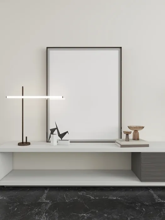 Framed Print : Sophisticated Minimalist Interior Print Framed Print : Sophisticated Minimalist Interior Print