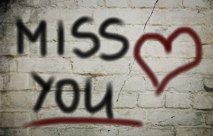 Framed Print : Miss You Concept Print Art Framed Print : Miss You Concept Print Art