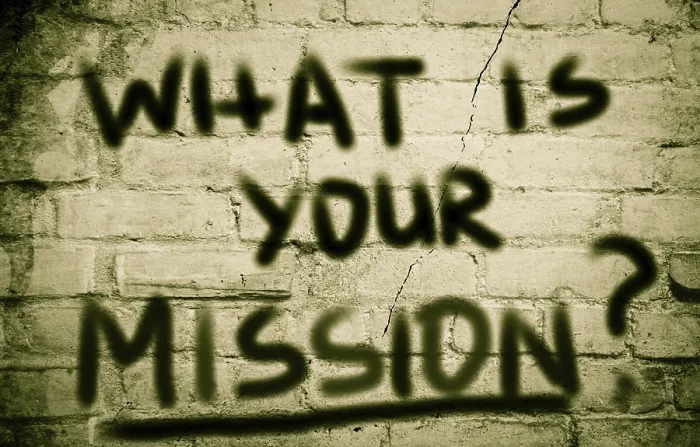 Framed Print : What Is Your Mission Concept Print