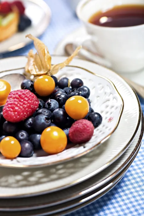 Framed Print : Mixed Berries on a Plate Print Framed Print : Mixed Berries on a Plate Print