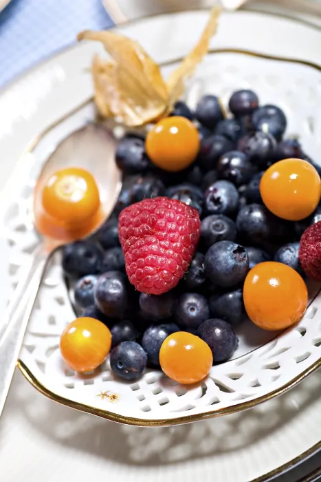 Framed Print : Mixed Berries on a Plate Print Framed Print : Mixed Berries on a Plate Print