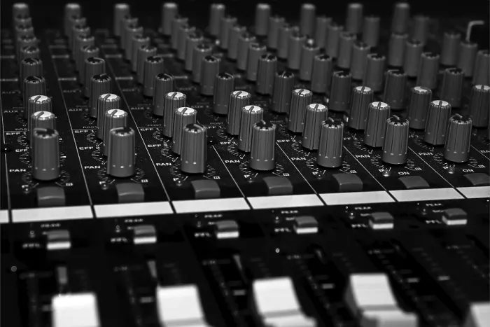 Framed Print : Mixing Console Print - Professional Audio Equipment Framed Print : Mixing Console Print - Professional Audio Equipment