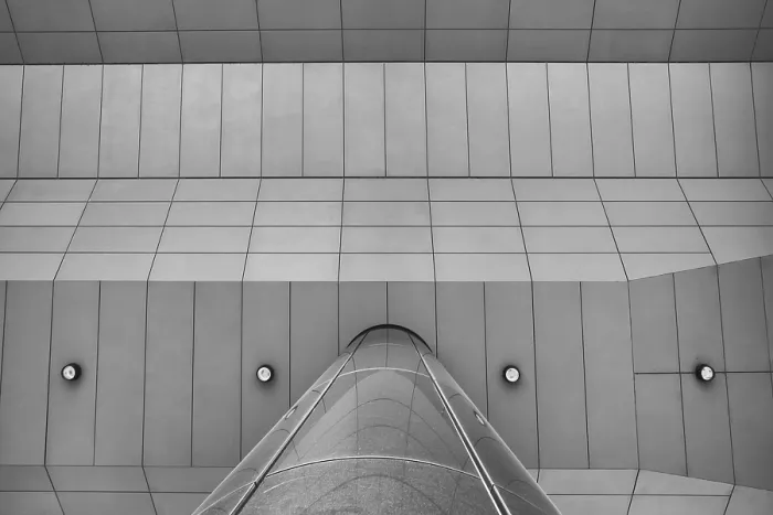 Framed Print : Detail of a Modern Building Print