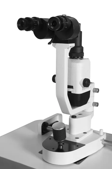 Framed Print : Modern Microscope Print on White Background Framed Print : Modern Microscope Print on White Background
