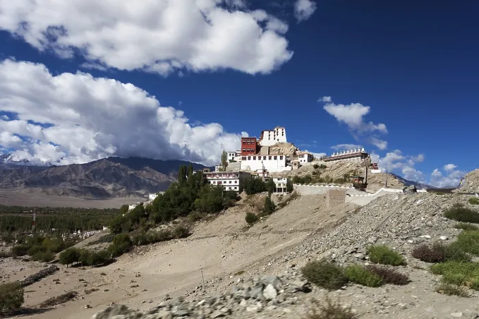 Framed Print : Monastery Print in Leh, India Framed Print : Monastery Print in Leh, India