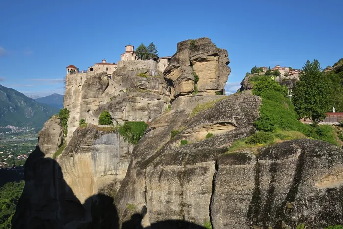 Framed Print : Meteora Monasteries Print at Sunrise Framed Print : Meteora Monasteries Print at Sunrise