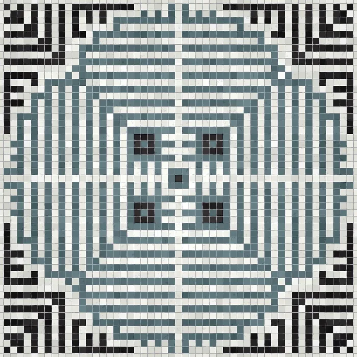Framed Print : Mosaic Tiles Print, Seamless Vector Pattern Framed Print : Mosaic Tiles Print, Seamless Vector Pattern