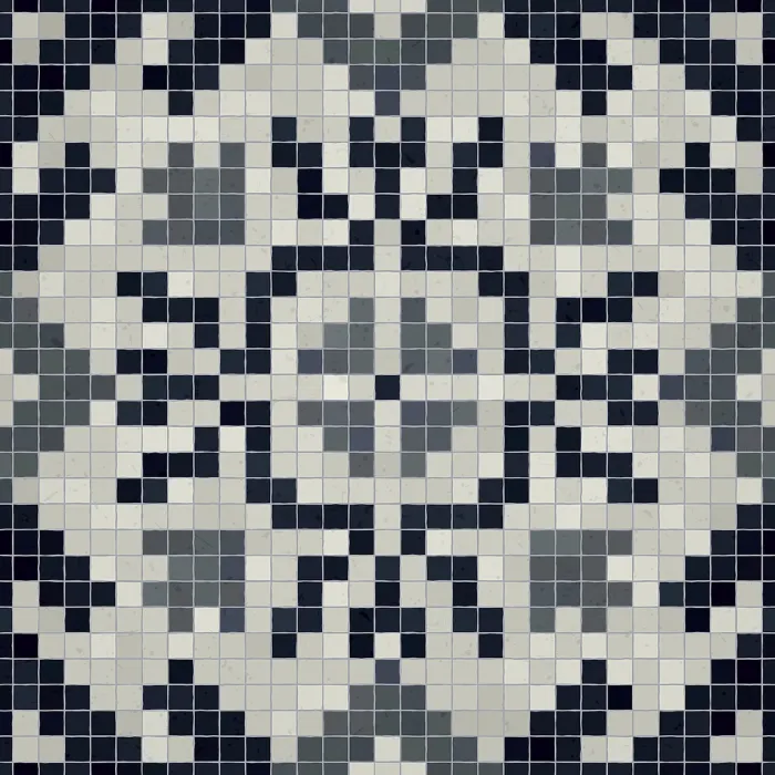 Framed Print : Mosaic Tiles Print: Seamless Vector Pattern