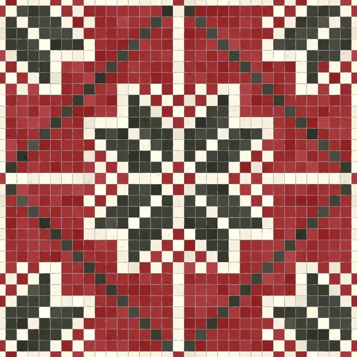Framed Print : Mosaic Tile Print, Seamless Vector Pattern Framed Print : Mosaic Tile Print, Seamless Vector Pattern