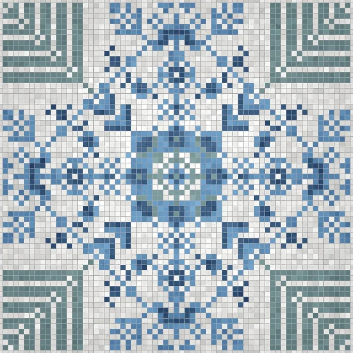 Framed Print : Mosaic Tiles Print, Seamless Vector Pattern Framed Print : Mosaic Tiles Print, Seamless Vector Pattern