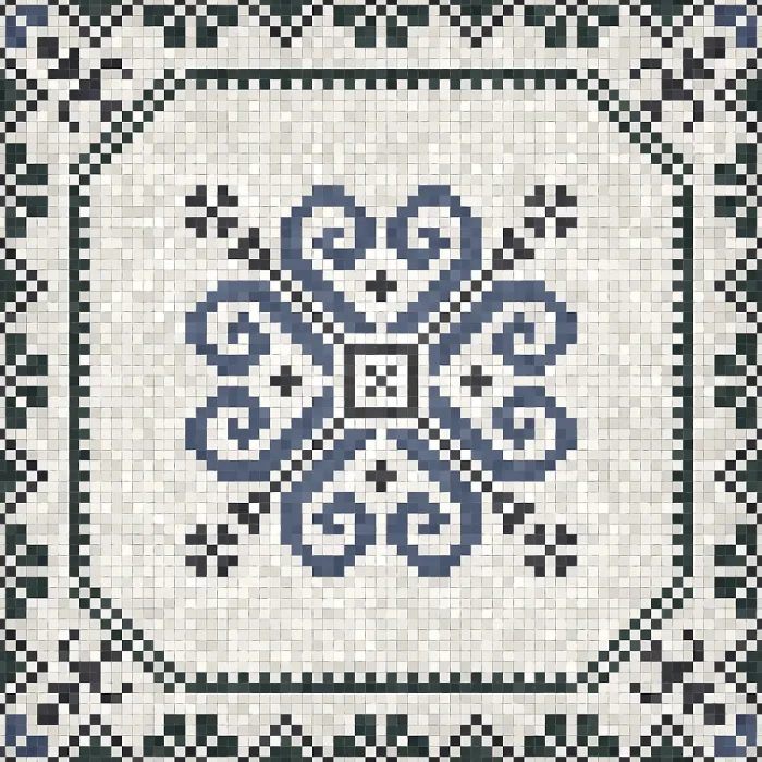 Framed Print : Seamless Mosaic Tiles Print Background Framed Print : Seamless Mosaic Tiles Print Background