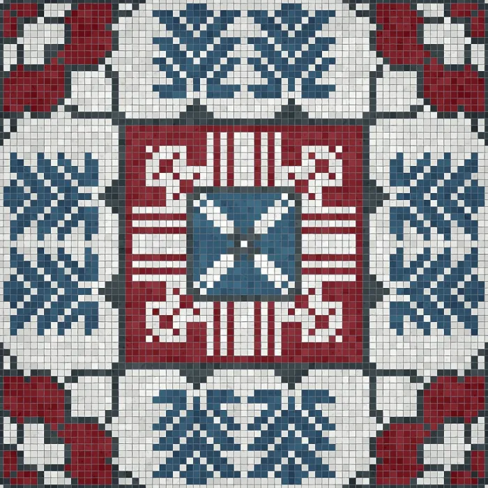 Framed Print : Seamless Mosaic Tiles Print Background Framed Print : Seamless Mosaic Tiles Print Background