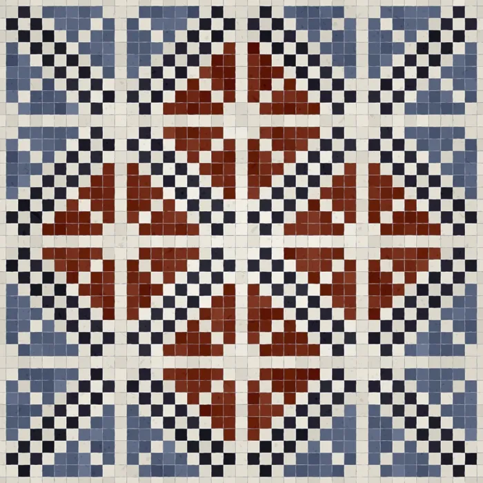 Framed Print : Seamless Mosaic Tiles Print Background