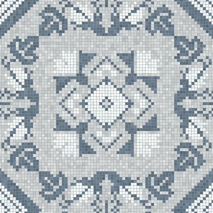 Framed Print : Seamless Mosaic Tiles Print Background