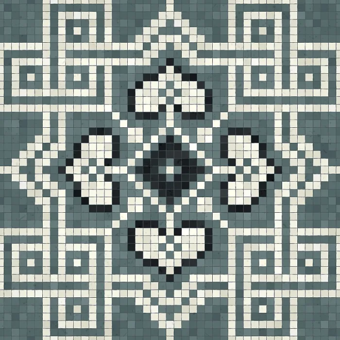 Framed Print : Mosaic Tiles Print, Seamless Vector Pattern Framed Print : Mosaic Tiles Print, Seamless Vector Pattern