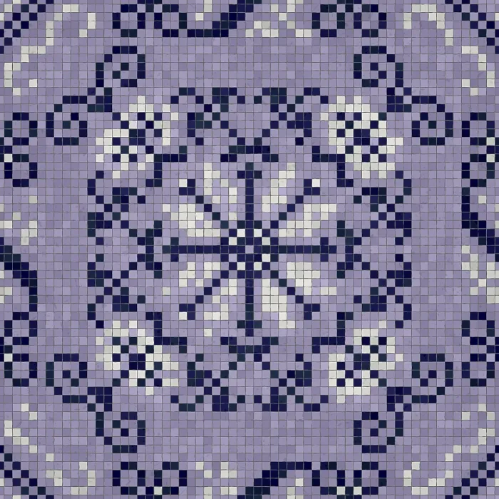 Framed Print : Mosaic Tiles Print - Seamless Vector Pattern Framed Print : Mosaic Tiles Print - Seamless Vector Pattern