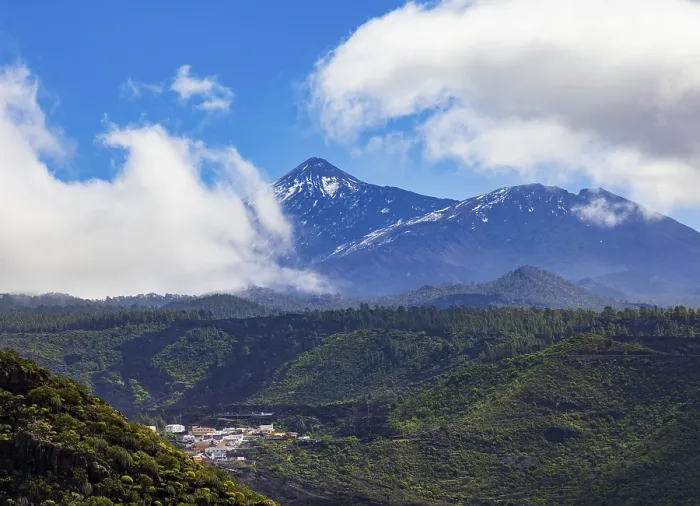 Framed Print : Mountain Hike to Risco Blanco Print, Tenerife, Canary Islands