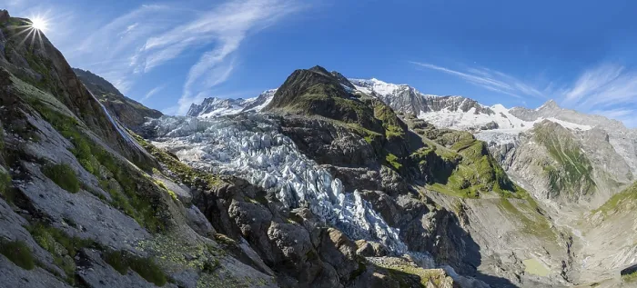 Framed Print : Mountain Panorama Print, Bernese Oberland, Switzerland
