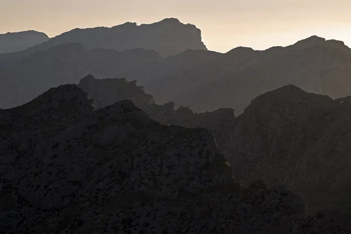 Framed Print : Cap Formentor Mountain Silhouettes Print Framed Print : Cap Formentor Mountain Silhouettes Print