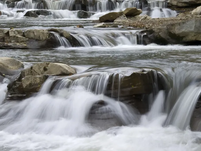 Framed Print : Mountain Stream Print - Serene Alpine Waterway Framed Print : Mountain Stream Print - Serene Alpine Waterway