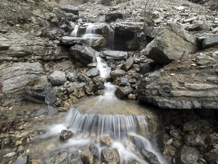 Framed Print : Mountain Stream Print - Serene Alpine Waterway Framed Print : Mountain Stream Print - Serene Alpine Waterway