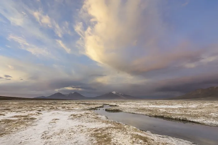 Framed Print : Evening Light at Salar de Surire, Chile Print Framed Print : Evening Light at Salar de Surire, Chile Print