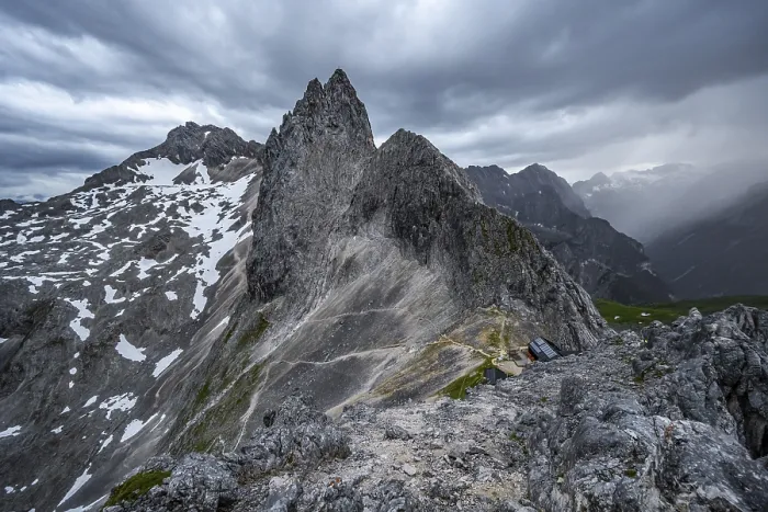Framed Print : Westliche Törlspitze Summit Print, Bavaria, Germany