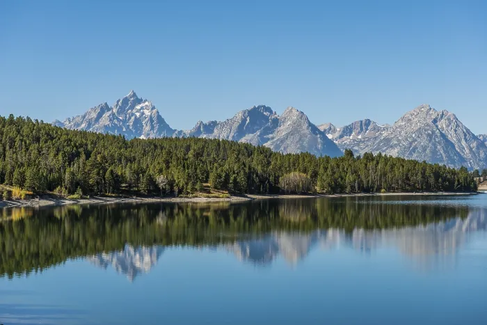 Framed Print : Mountain Reflection Print, Jackson Lake, Wyoming Framed Print : Mountain Reflection Print, Jackson Lake, Wyoming