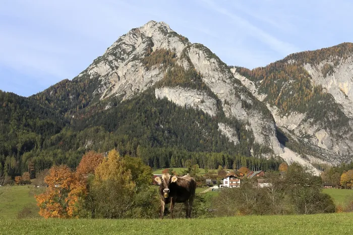 Framed Print : Mt Stoderzinken Print, Kemetgebirge Range, Styria, Austria