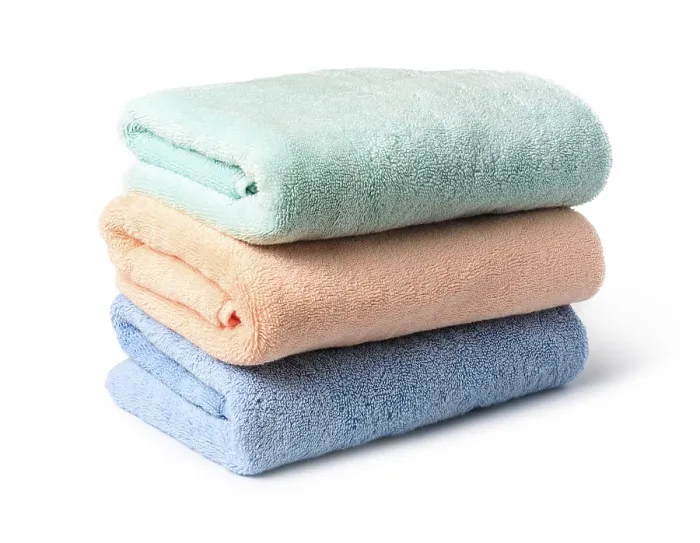 Framed Print : Multi Colored Towels Print on White Background Framed Print : Multi Colored Towels Print on White Background
